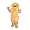 Blonde Dog Mascot Costume, Blonde Dog Costume