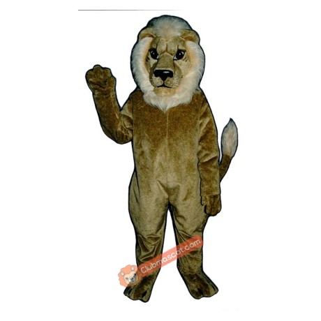 Blonde Lion Mascot Costume, Blonde Lion Costume