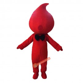 Blood Cartoon Mascot Costume, Blood Cartoon Costume