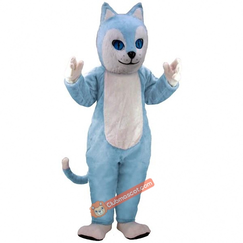 Blue Cat Lightweight Mascot Costume, Blue Cat Costume