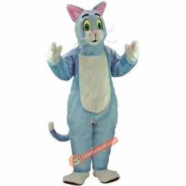 Blue Cat Mascot Costume, Blue Cat Costume