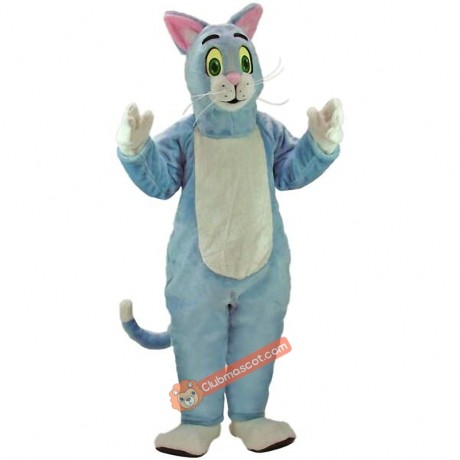 Blue Cat Mascot Costume, Blue Cat Costume