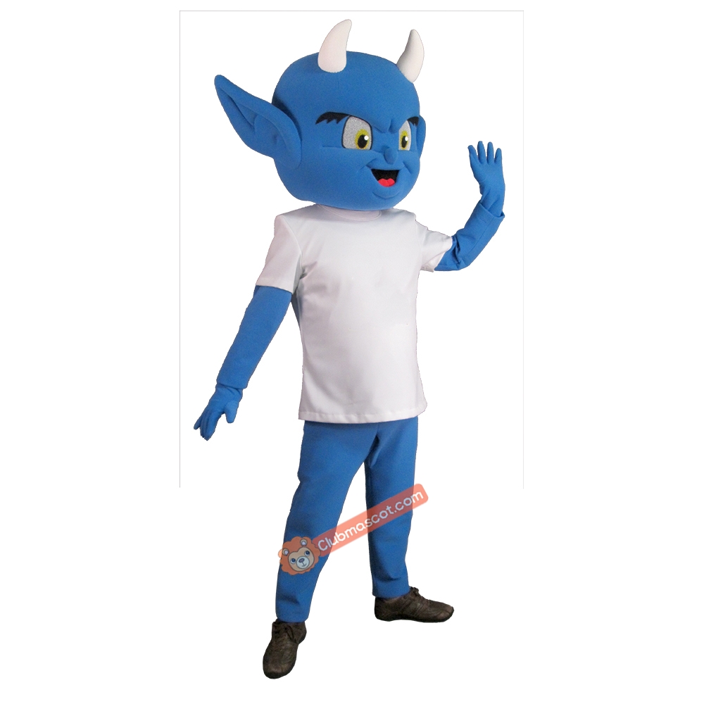 Blue Devil Mascot Costume, Blue Devil Costume