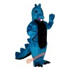 Blue Dino Mascot Costume, Blue Dino Costume