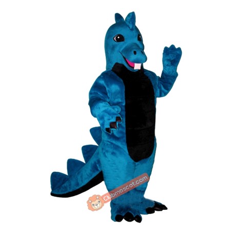 Blue Dino Mascot Costume, Blue Dino Costume