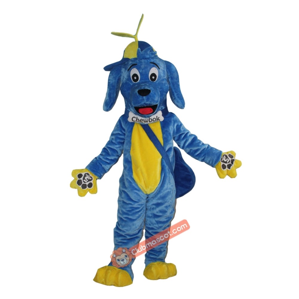 Blue Dog Mascot Costume, Blue Dog Costume