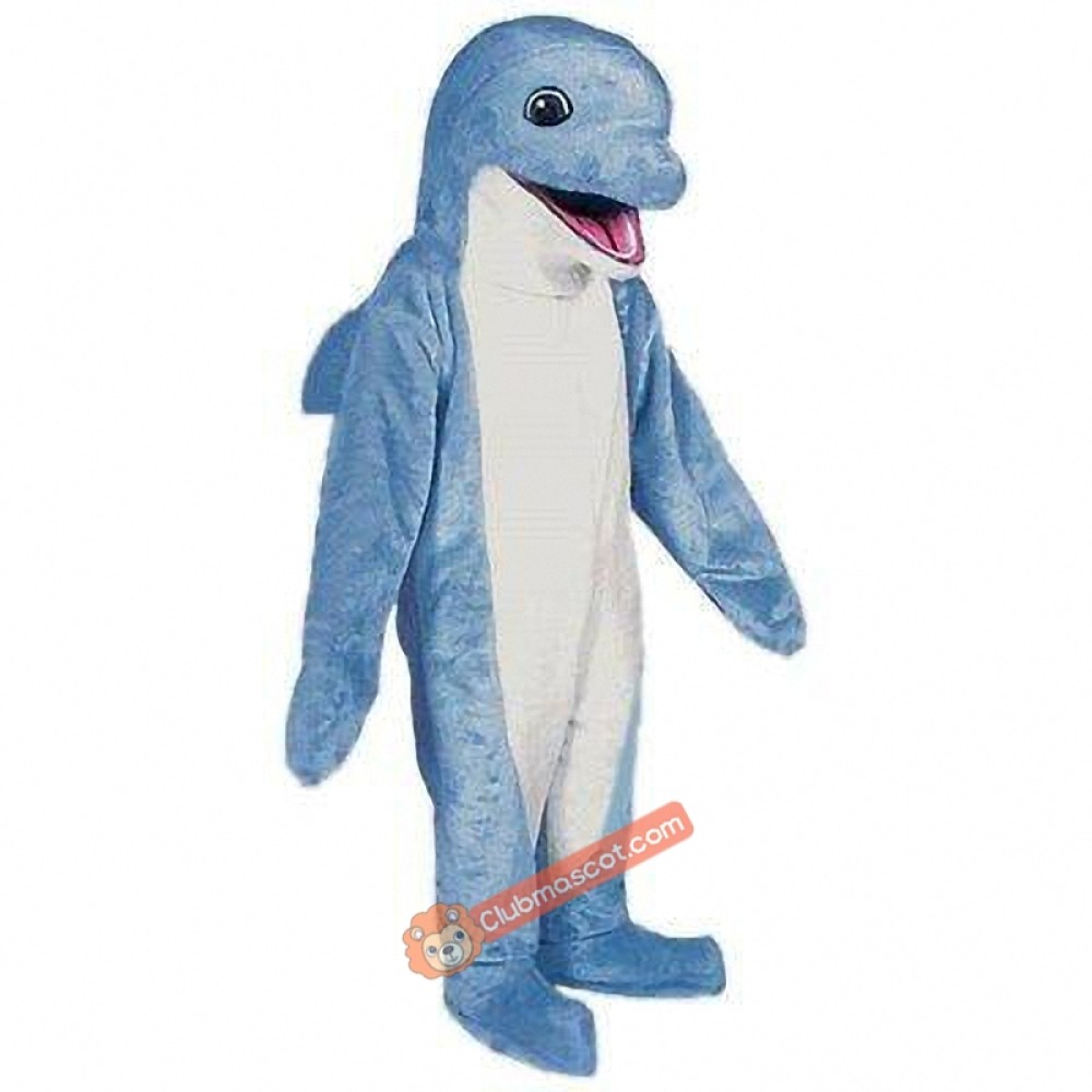 Blue Dolphin Mascot Costume, Blue Dolphin Costume