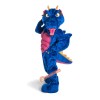 Blue Dragon Charming Mascot Costume, Blue Dragon Charming Costume