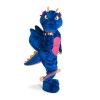 Blue Dragon Charming Mascot Costume, Blue Dragon Charming Costume