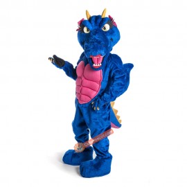 Blue Dragon Charming Mascot Costume, Blue Dragon Charming Costume