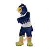 Blue Eagle Cartoon Mascot Costume, Blue Eagle Cartoon Costume