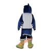 Blue Eagle Cartoon Mascot Costume, Blue Eagle Cartoon Costume