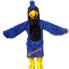 Blue Eagle Cartoon Mascot Costume, Blue Eagle Cartoon Costume