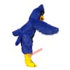 Blue Eagle Cartoon Mascot Costume, Blue Eagle Cartoon Costume