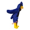 Blue Eagle Cartoon Mascot Costume, Blue Eagle Cartoon Costume