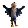 Blue Eagle Cartoon Mascot Costume, Blue Eagle Cartoon Costume