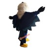 Blue Eagle Cartoon Mascot Costume, Blue Eagle Cartoon Costume