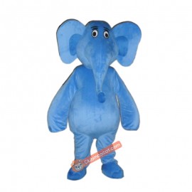 Blue Elephant Mascot Costume, Blue Elephant Costume