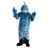 Blue Hippocampus Mascot Costume, Blue Hippocampus Costume