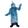 Blue Hippocampus Mascot Costume, Blue Hippocampus Costume