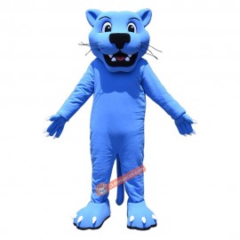 Blue Panther Mascot Costume, Blue Panther Costume