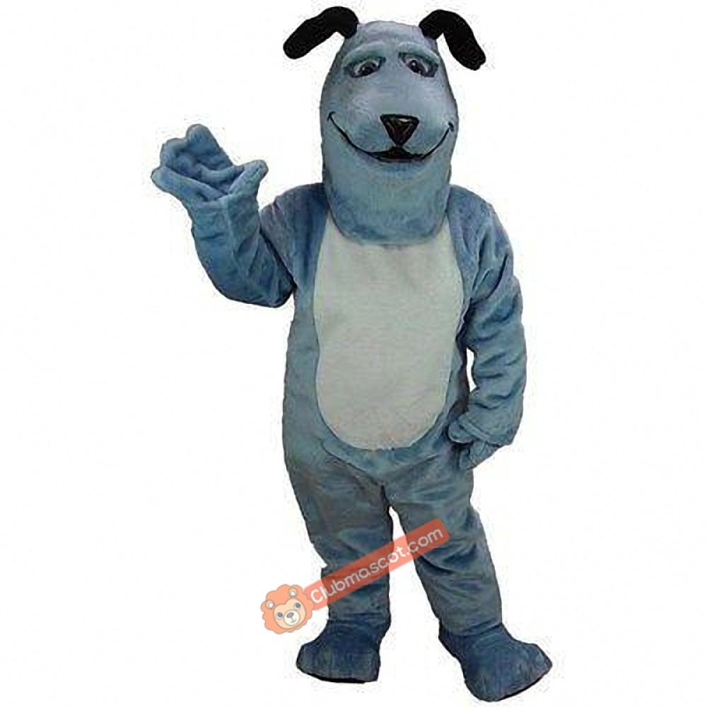 Blue Pup Mascot Costume, Blue Pup Costume