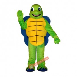 Blue Shell Turtle Mascot Costume, Blue Shell Turtle Costume