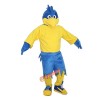 Blue Sports Eagle Cartoon Mascot Costume, Blue Sports Eagle Cartoon Costume