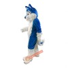 Blue Wolf Mascot Costume, Blue Wolf Costume