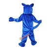 Blue Wolf Wolfish Cartoon Mascot Costume, Blue Wolf Wolfish Cartoon Costume