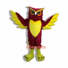 College Owl Mascot Costume