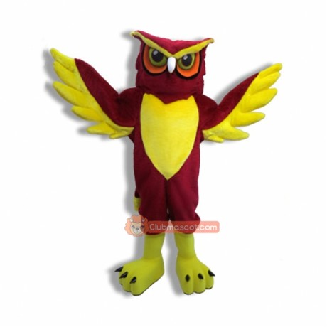 College Owl Mascot Costume