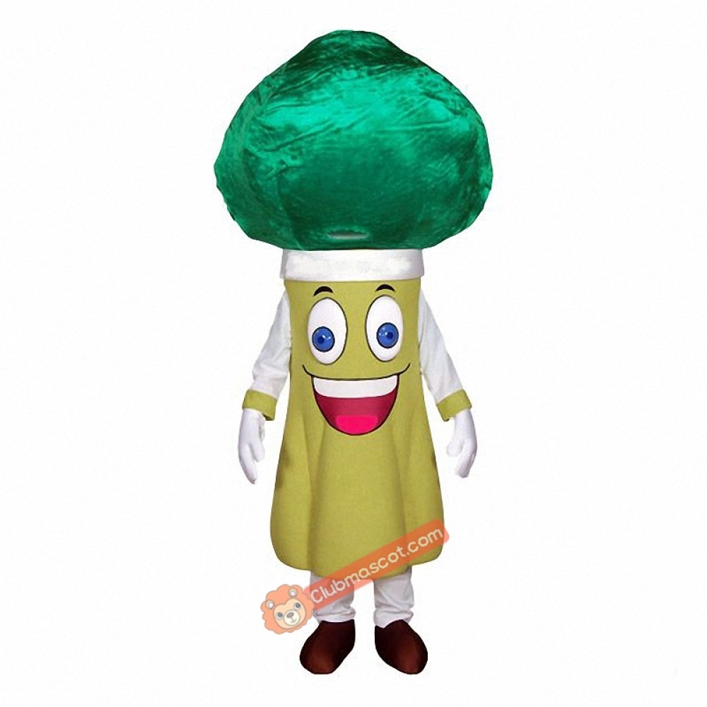 Broccoli bespoke Mascot Costume, Broccoli bespoke Costume