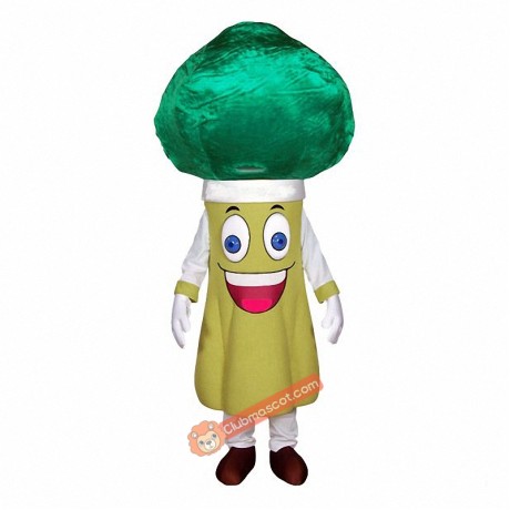 Broccoli bespoke Mascot Costume, Broccoli bespoke Costume