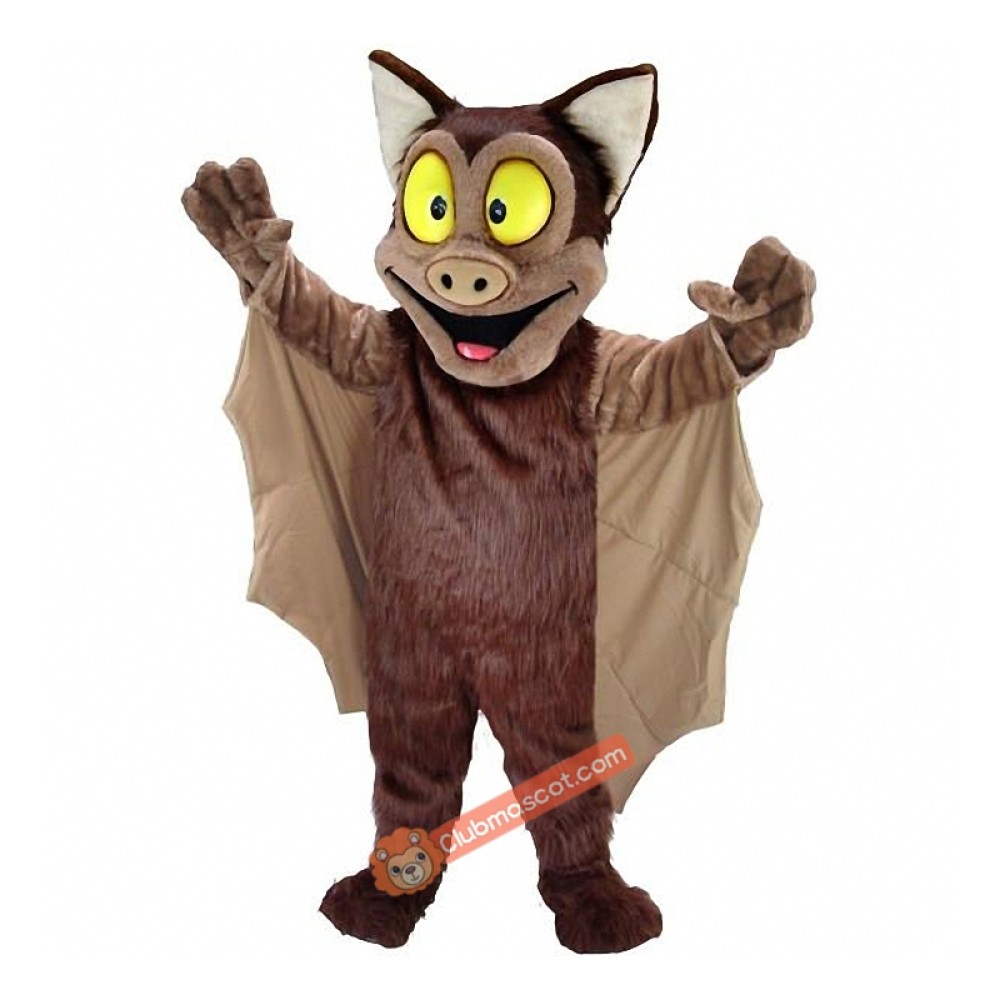 Brown Bat Lightweight Mascot Costume, Brown Bat Costume