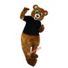 Brown Bear Cartoon Mascot Costume, Brown Bear Cartoon Costume