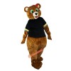 Brown Bear Cartoon Mascot Costume, Brown Bear Cartoon Costume