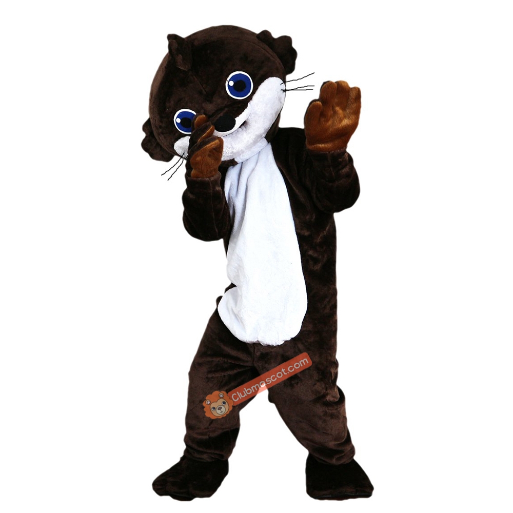 Brown Beaver Mascot Costume, Brown Beaver Costume