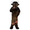 Brown Bull Ox Cow Cartoon Mascot Costume, Brown Bull Ox Cow Cartoon Costume