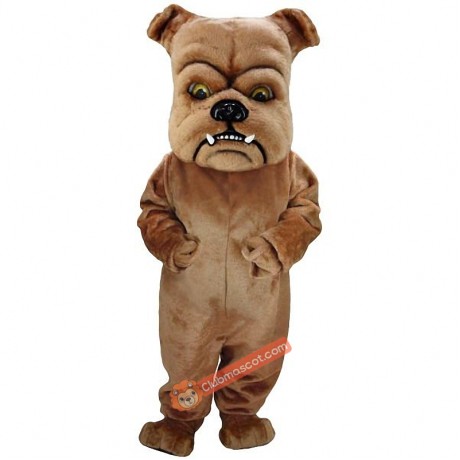 Brown Bulldog Lightweight Mascot Costume, Brown Bulldog Costume