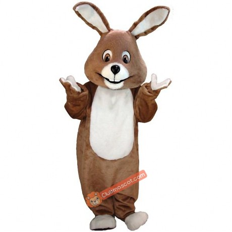 Brown Bunny Lightweight Mascot Costume, Brown Bunny Costume