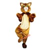 Brown Cat Cartoon Mascot Costume, Brown Cat Cartoon Costume