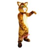 Brown Cat Cartoon Mascot Costume, Brown Cat Cartoon Costume