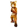 Brown Cat Cartoon Mascot Costume, Brown Cat Cartoon Costume