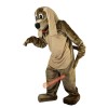 Brown Dog Cartoon Mascot Costume, Brown Dog Cartoon Costume