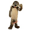 Brown Dog Cartoon Mascot Costume, Brown Dog Cartoon Costume