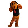 Brown Dog Cartoon Mascot Costume, Brown Dog Cartoon Costume