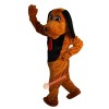 Brown Dog Cartoon Mascot Costume, Brown Dog Cartoon Costume