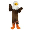 Brown Eagle Bird Cartoon Mascot Costume, Brown Eagle Bird Cartoon Costume