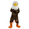 Brown Eagle Bird Cartoon Mascot Costume, Brown Eagle Bird Cartoon Costume